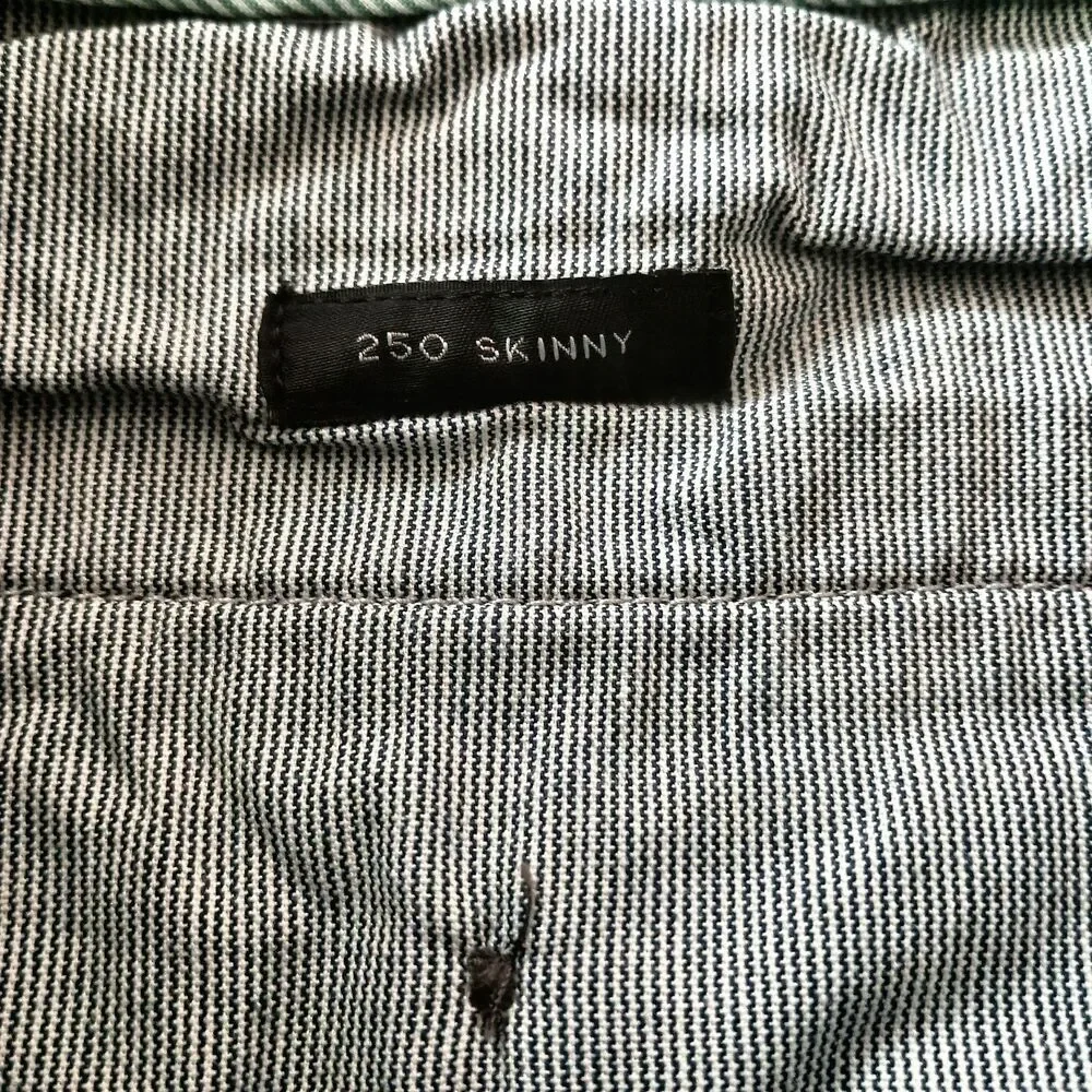 J Crew 250 Skinny Fit Chino Pants Mens 34x32 Dark Gray Stretch Cotton Casual